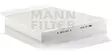 Ohjaamon ilmansuodatin Mann Filter CU 3172 - Raitisilmasuodattimet - 4011558307806 - 1