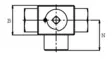 Palloventtiili 3-tie 3/8" BS - Hydrauliikka - KH3KSR06 - 3