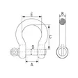 Sakkeli heavy duty 7/16" 1500 kg - Nosto- ja sidontatarvikkeet - 4250077109946 - 2