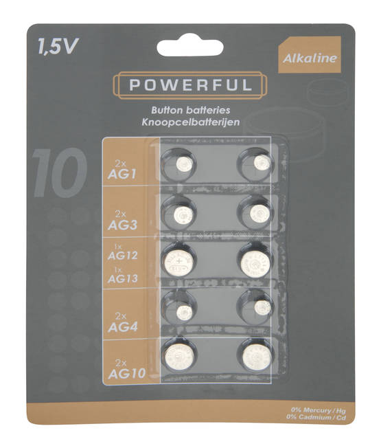 Paristolajitelma 10-os. - Paristot, testerit - 8711295372216 - 1