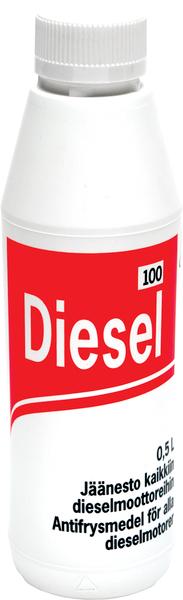 Diesel-100 0,5 litraa - Autokemikaalit - 6414501406546 - 1