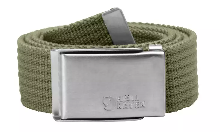 Fjällräven Canvas Belt Green - Retkeilyasusteet - 7392158951086 - 1