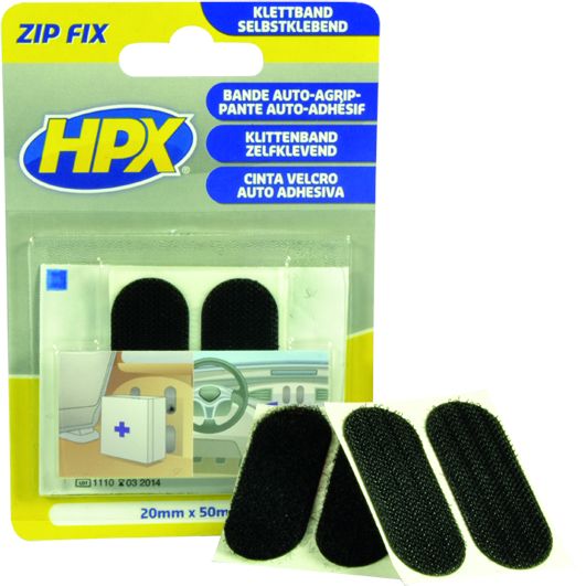 HPX Zip Fics tarratyynyt 20x50 mm - Teipit - 5425014220766 - 1