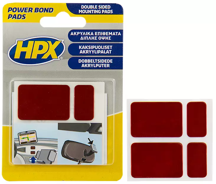 HPX 2-puoleinen teippipala musta - Teipit - 5425014220346 - 1