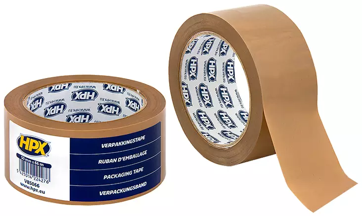 HPX pakkausteippi ruskea 50mm 66m - Teipit - 5425014224276 - 1