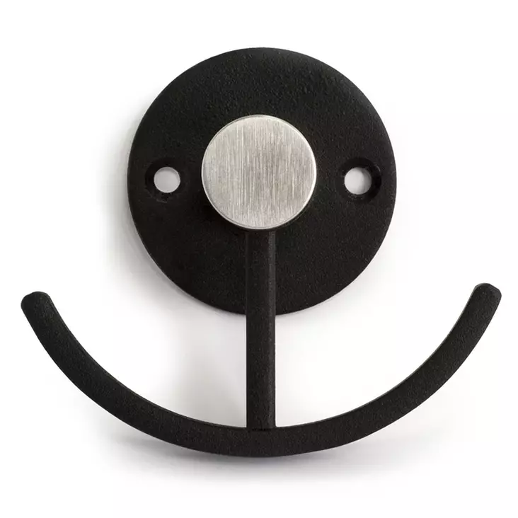 Habo koukku Smile musta - Seinäkoukut, naulakot - 7317900162626 - 1