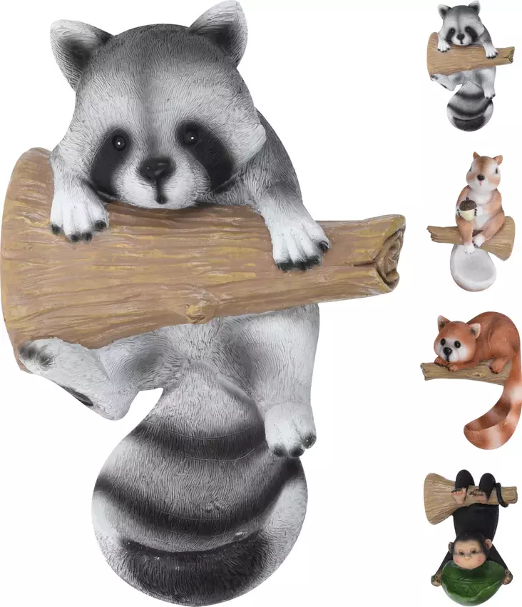 Kiipeilevät eläimet puutarhakoriste - Puutarhapatsaat, koristeet - 8720573142236 - 1