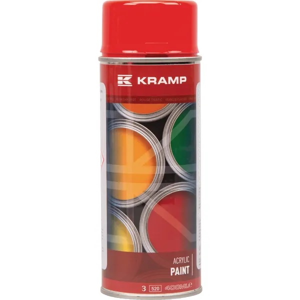 Konemaali liekinpunainen (RAL 3000) 400 ml - Konemaalit - 8716106058846 - 1