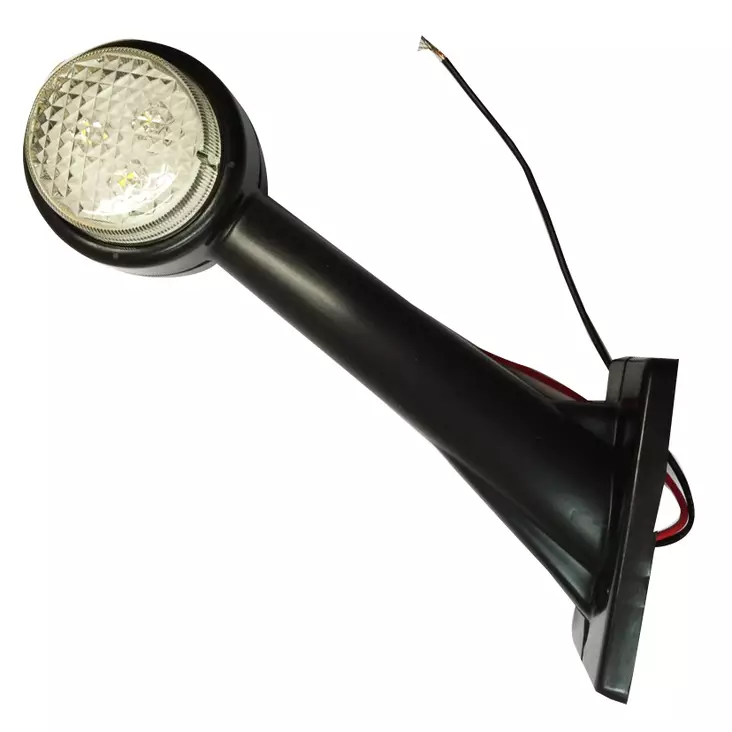 Led-äärivalo pun./valk. 12/24V - Autosähkötarvikkeet - 9335962000166 - 1