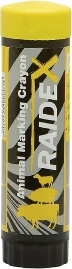 Merkintäliitu Raidex keltainen - Eläinten merkintä - 4019726000016 - 1
