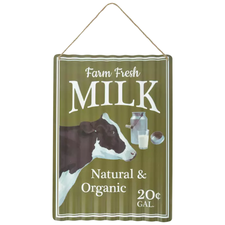 Metallikyltti Farm Fresh Milk - Muuta kaunista - 8714982127656 - 1