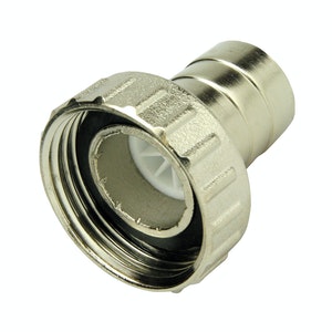 Opal letkuliitin sisäk. krom. 1" x 19 mm - Letkuliittimet - 6413820791296 - 1