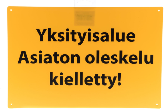 Opaste Yksityisalue - Turvallisuustuotteet - 6410412710116 - 1