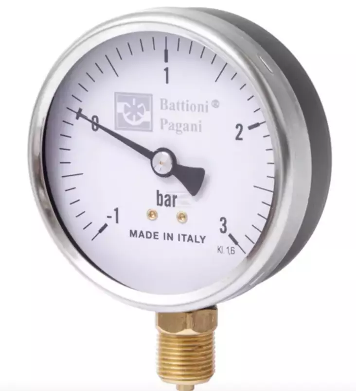 Painemittari 3/8" 80 mm Glys. - Painemittarit - 8716106709946 - 1