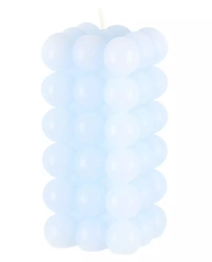 Polar Kuplakynttilä pilari neliö vaaleansininen 12 cm - Kynttilät - 6410416268446 - 1