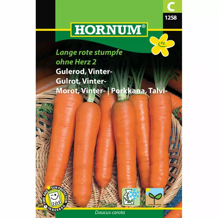 Porkkana, talvi- ´Lange Rote Stumpfe´ - Siemenet ja siemenperunat - 5708787012586 - 1
