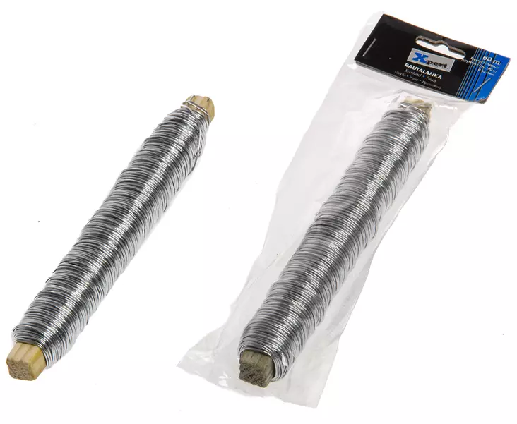 Rautalanka metalli 60m - Askartelutarvikkeet - 6410411580956 - 1