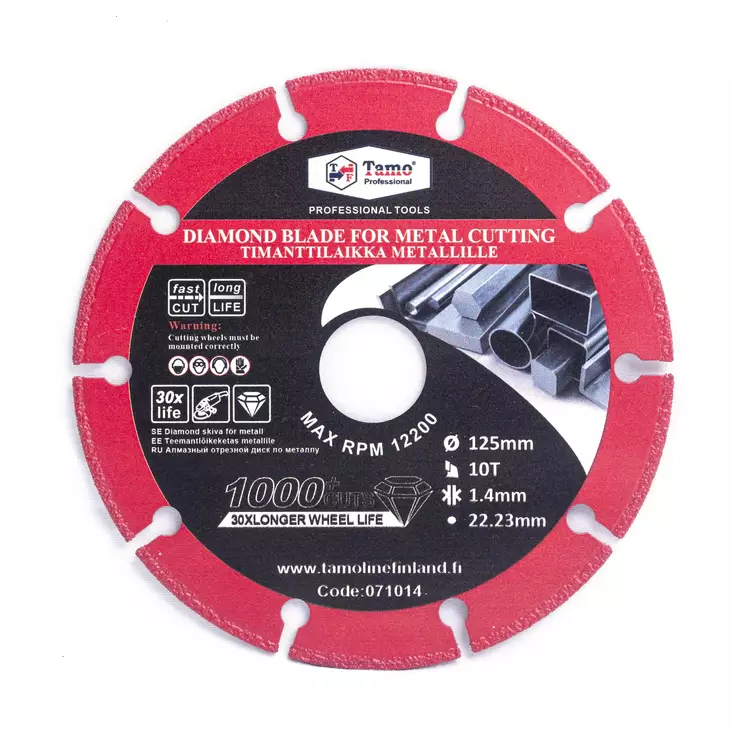 Tamo timanttilaikka metalli 125x1,3x22,2 mm - Katkaisulaikat - 6420613777436 - 1