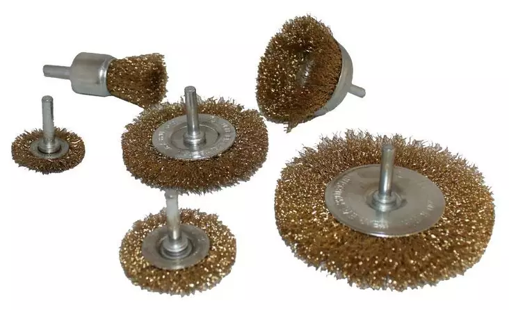 Teräsharjasetti 6-os. - Hiomatarvikkeet - 6430032157436 - 1