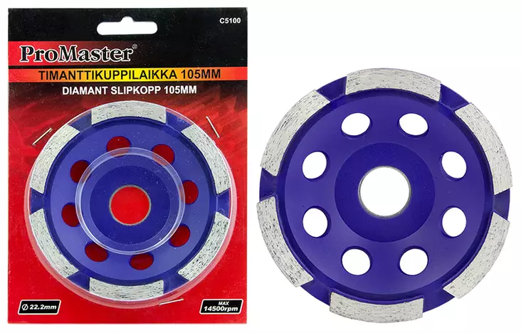 Timanttikuppilaikka 105 mm - Hiomatarvikkeet - 6420286851006 - 1