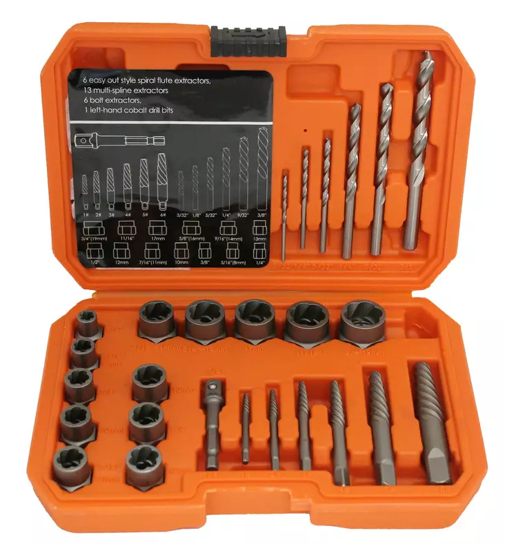 Vastakierresarja 26-os hylsyt/tapit/terä - Kierretyökalut - 6430074693046 - 1