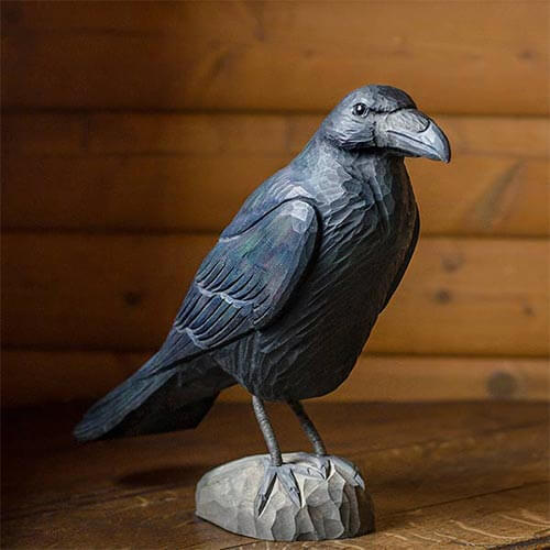 Wildlife Garden koristelintu Korppi - Luontoaiheiset tuotteet - wg466 - 1