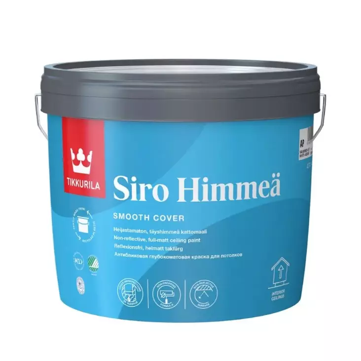 Tikkurila Siro Himmeä kattomaali valkoinen - Lattiamaalit - 6408070012116 - 1
