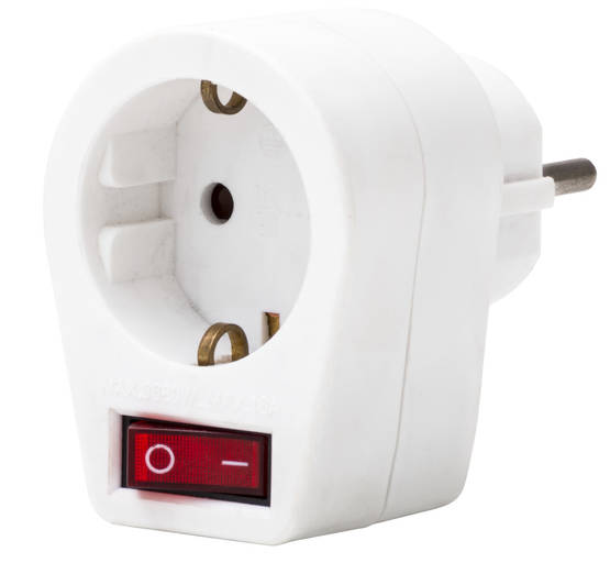 1-os. maad. haaroitin + kytkin IP20 - Rasiat ja pistokkeet - 6435200259196 - 1