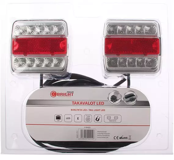 C-Bright LED-takavalosarja 7-nap. 7,5m - Huomiovalot ja majakat - 6438255924156 - 1