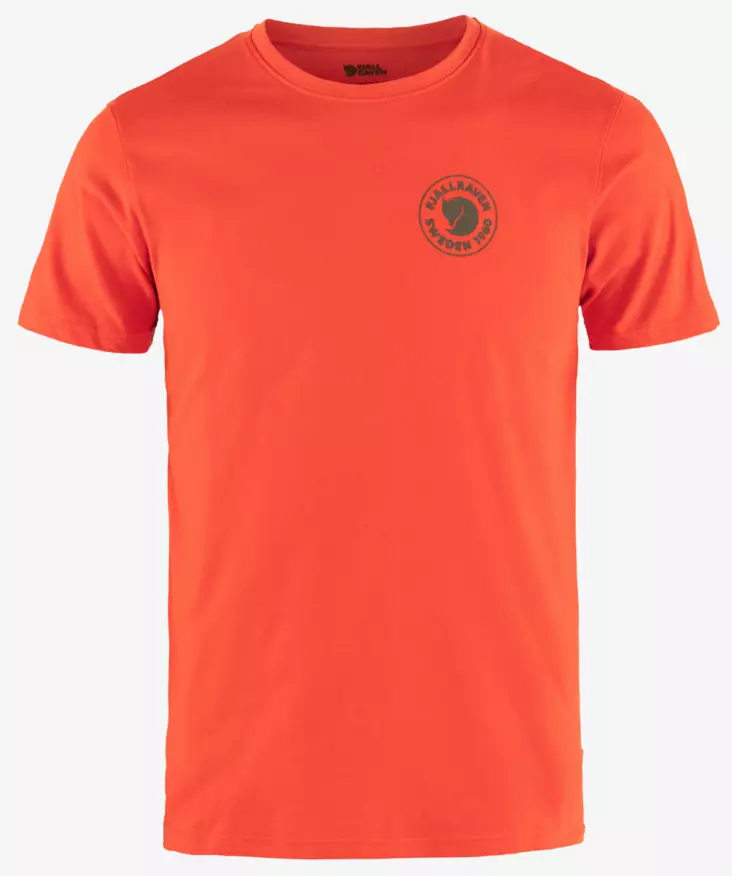Fjällräven 1960 Logo T-shirt M Flame Orange - Retkeilyasusteet - 7323450986636 - 1