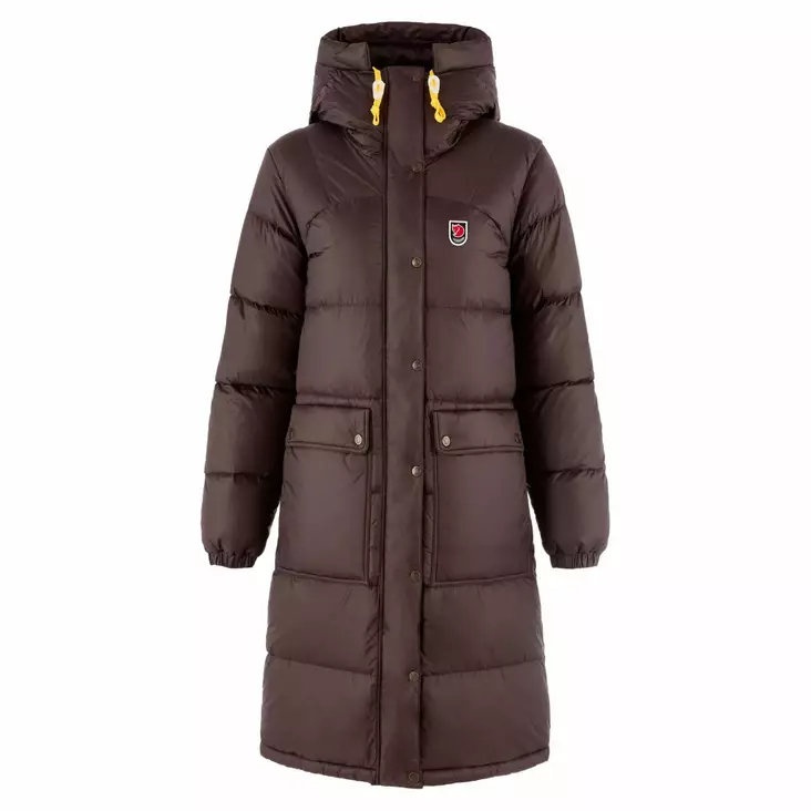 Fjällräven Expedition Long Down parka W Black-Oak - Retkeilyasusteet - 7323451206986 - 1