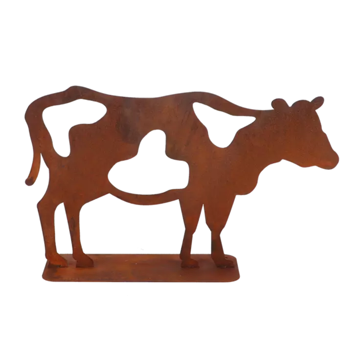 Lehmä siluetti 37x22.4 cm - Puutarhapatsaat, koristeet - 8714982269196 - 1