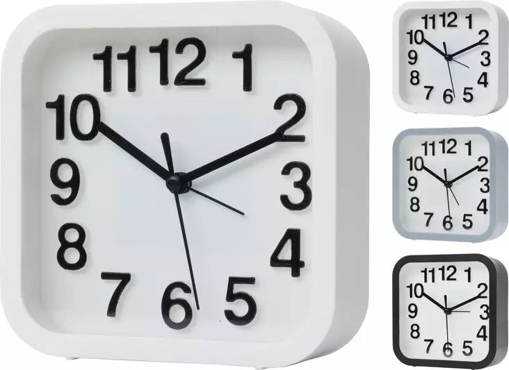 Herätyskello 13x5x13 cm - Kellot - 8719987779626 - 1