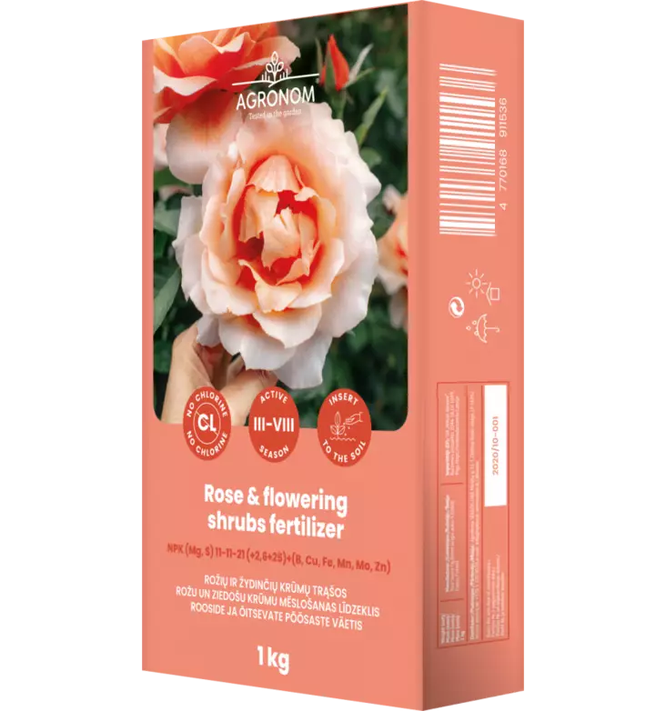 Agronom Ruusu- ja kasvilannoite 1 kg - Mullat ja lannoitteet - 4770168911536 - 1