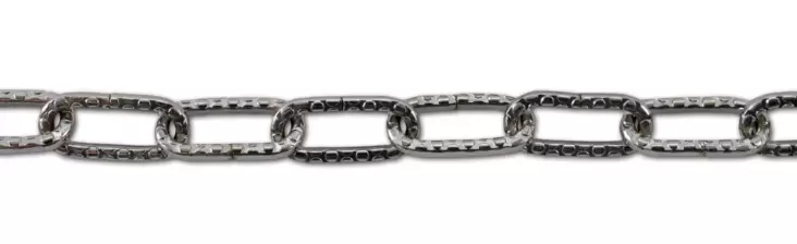 Arctic Design Koristeketju 2,5m, niklattu hopea - Kettingit ja vaijerit - 6430045420886 - 1