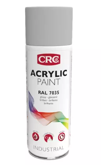 CRC Acrylic Paint RAL7035 Light Gray - Spraymaalit - 5412386070006 - 1