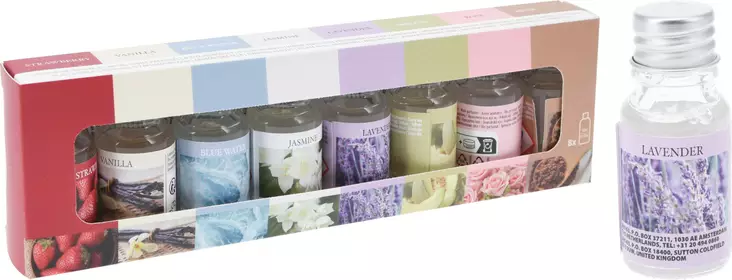 Eteeriset öljyt 8 x 10 ml - Huonetuoksut, raikastimet - 8721037113816 - 1