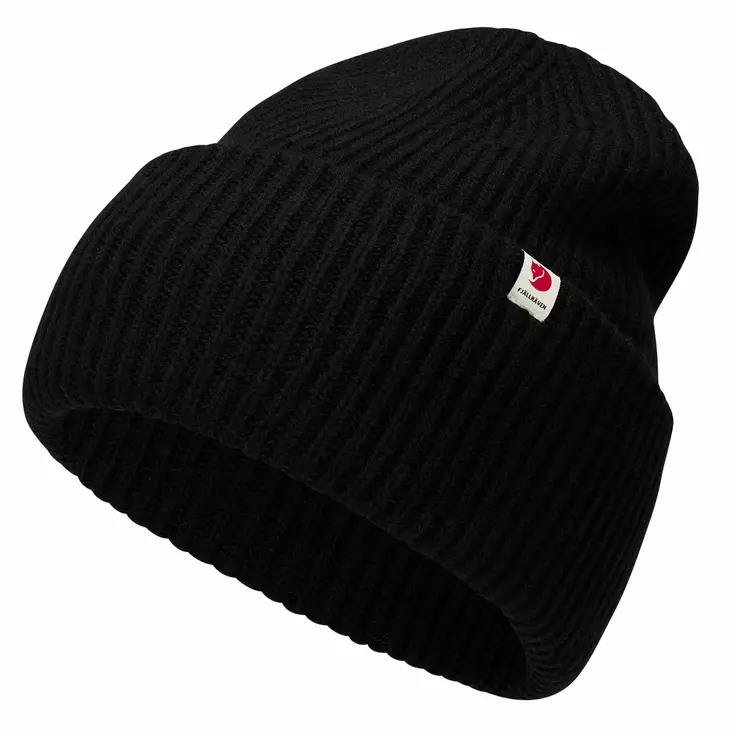 Fjällräven Heavy Beanie Black - Retkeilyasusteet - 7323451045196 - 1