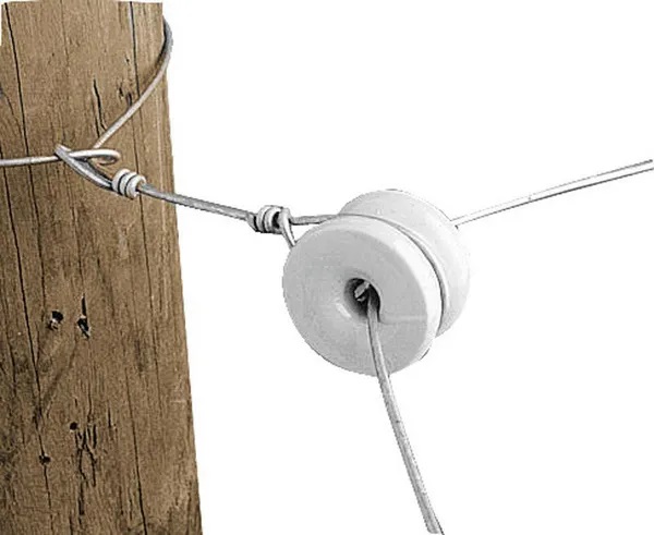 Keraaminen eristin valkoinen 6 kpl - Eristimet - 8713235015146 - 1