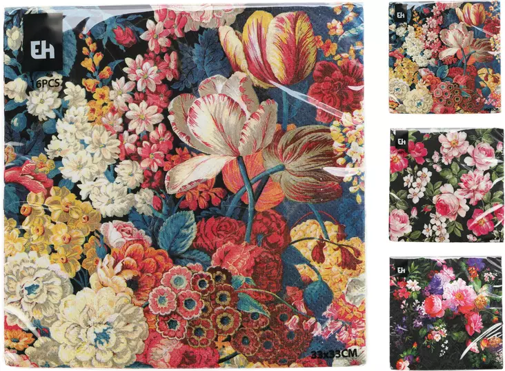 Kukalliset lautasliinat 16 kpl/pkt - Muut keittiötuotteet - 8721037422666 - 1