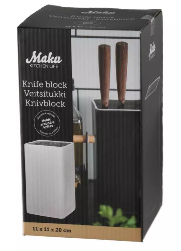 Maku veitsitukki nelikulmainen - Veitset, sakset, leikkurit - 6410413020306 - 1