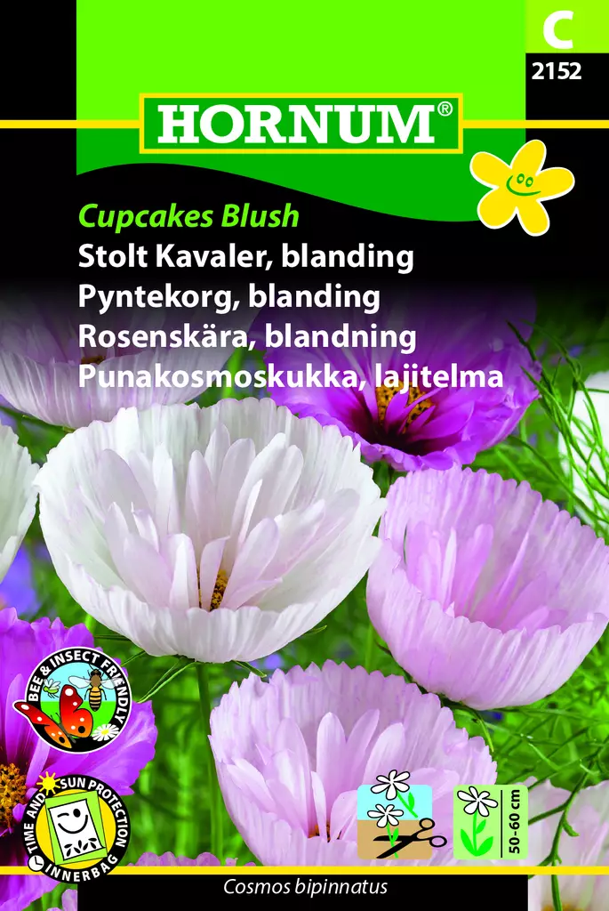 Punakosmoskukka lajitelma "Cupcakes Blush" - Siemenet ja siemenperunat - 5708787021526 - 1