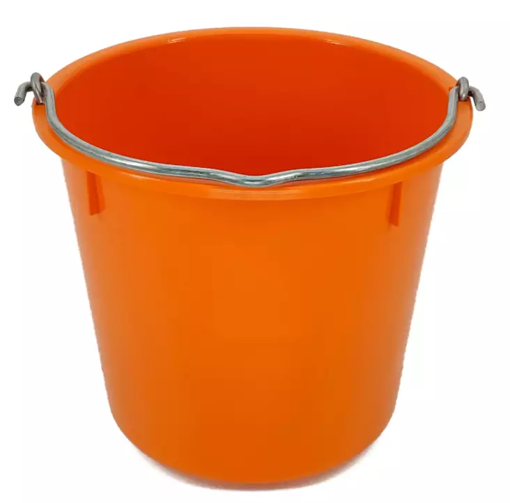 Rakennussanko 12 L oranssi - Ämpärit, vadit - 6438152041376 - 1