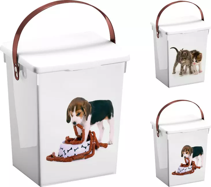 Säilytysastia lemmikinkuvalla 5 litraa - Laatikot ja korit - 8718158185976 - 1