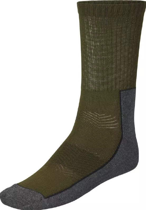 Seeland Field Sukat - 3 paria Vihreä/tummanharmaa - Retkeilyasusteet - 5714733674166 - 1