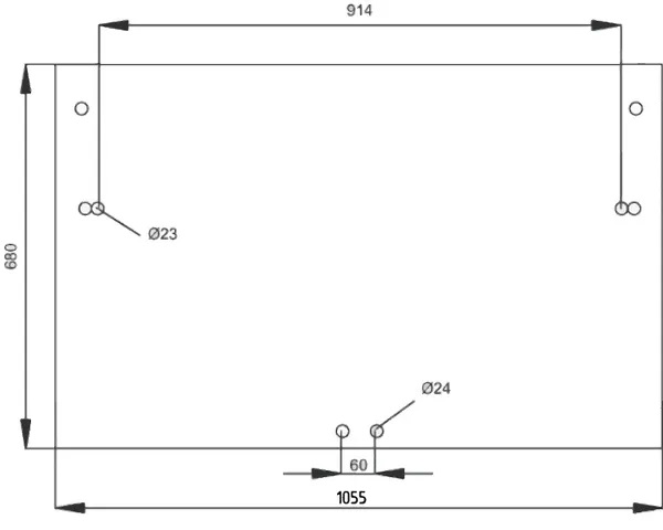 Takalasi, ylempi (Steyr 134171115) - Ohjaamon lasit - 3660980056816 - 1