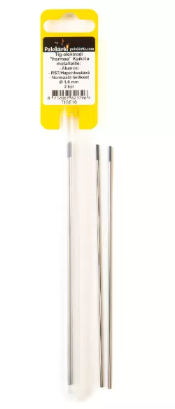 TIG-elektrodi 1,6mm 2kpl harmaa - Muut hitsaustarvikkeet - 8712067821796 - 1