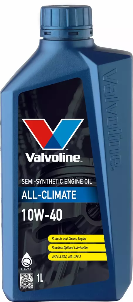 Valvoline All Climate 10W-40 moottoriöljy 1 l - Moottoriöljyt - 8710941022406 - 1