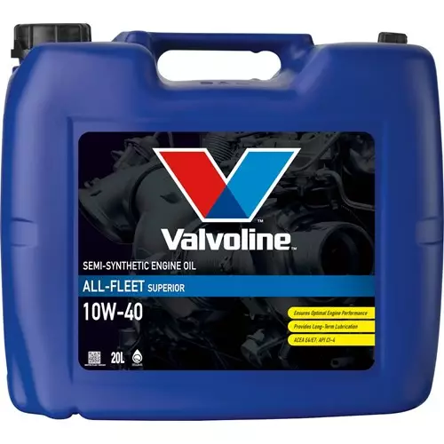 Valvoline All Fleet Superior 10W-40 moottoriöljy 20 l - Moottoriöljyt - 8710941035376 - 1
