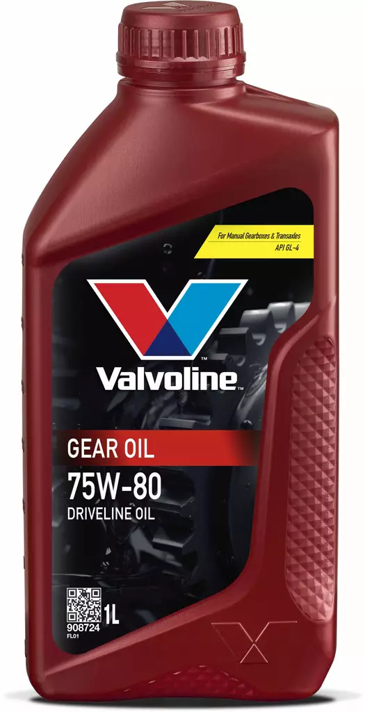 Valvoline Gear Oil 75W-80 vaihteistoöljy 1 l - Vaihteistoöljyt - 8710941015866 - 1